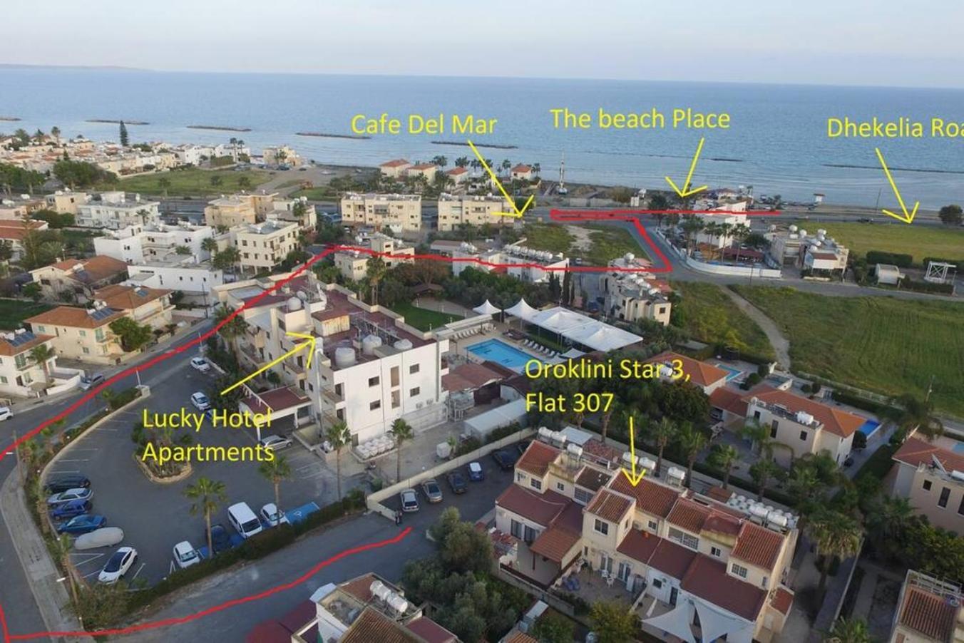 Oroklini Star 200Metres From The Sandy Beach Larnaca Esterno foto